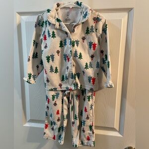 Winter Two-Piece Button Down Pajamas Just One You by Carter’s Toddler 2T